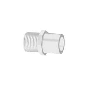 NIBCO® L010000, 433-005 433-005 Male Adapter, 1/2 in, Spigot x MNPT, SCH 40/STD, PVC, Domestic
