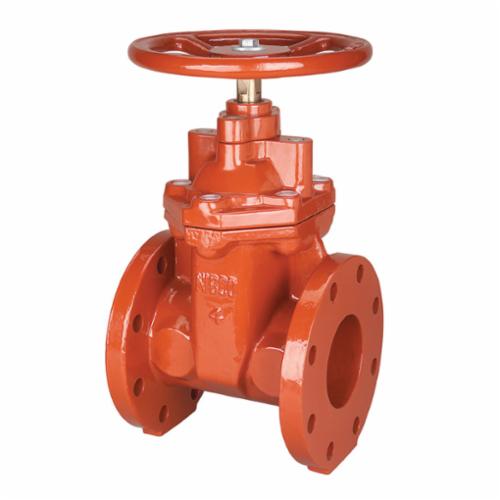 NIBCO® NHAC05K F-619-RW Gate Valve, 6 in Nominal, Flanged End Style, Ductile Iron Body, Hand Wheel Actuator