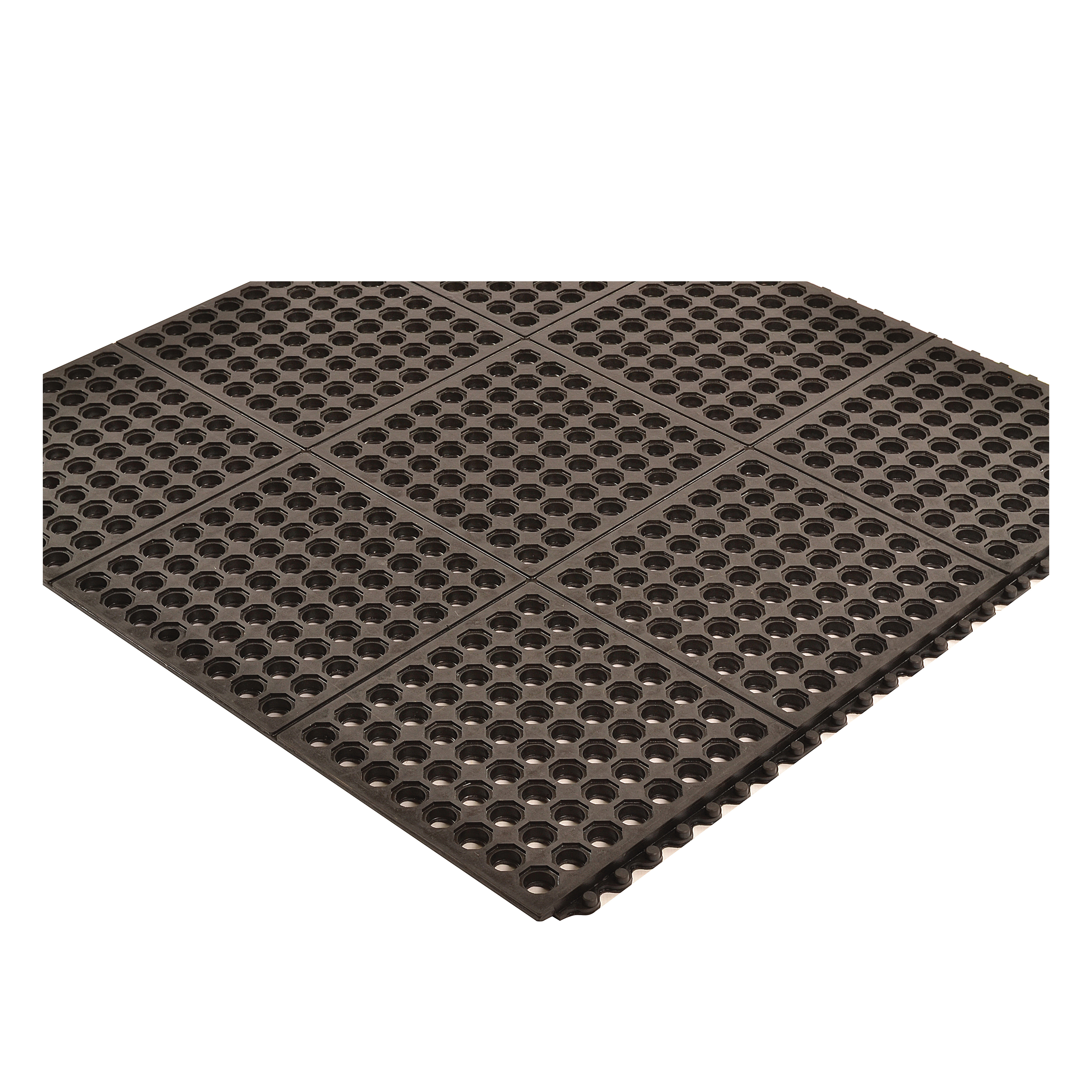 Black 3 x 3 Size Superior Manufacturing 550S0033BL 550 Cushion-Ease Mat 