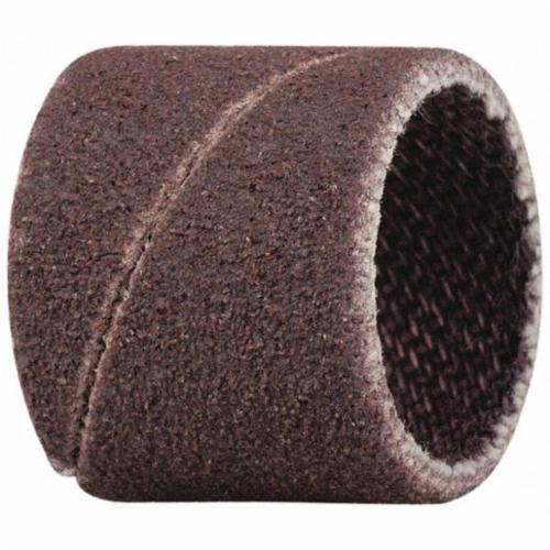 product Merit® 08834196075 Coated Spiral Band, 1 in Dia x 1 in L, 60 Grit, Coarse Grade, Aluminum Oxide Abrasive