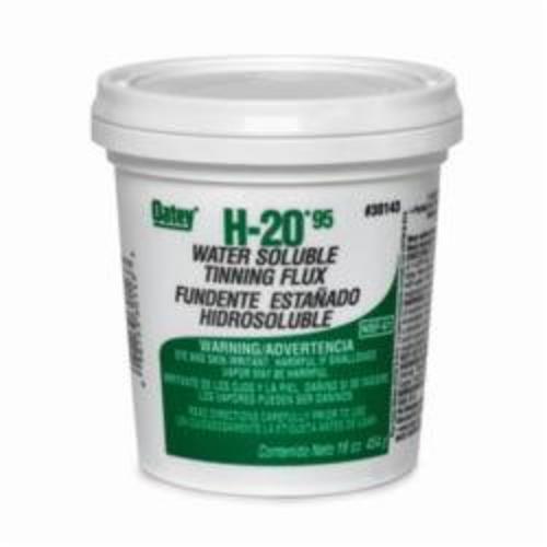 Oatey® H-20®95 30143 Water Soluble Tinning Flux, 16 oz Capacity, Pail Container, 7 g/L VOC, 20000 to 40000 cP Viscosity, 3 to 4 pH