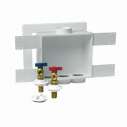 Oatey® 38530 Quadtro® Outlet Box Without Hammer, For Use With Washing Machine, Polystyrene
