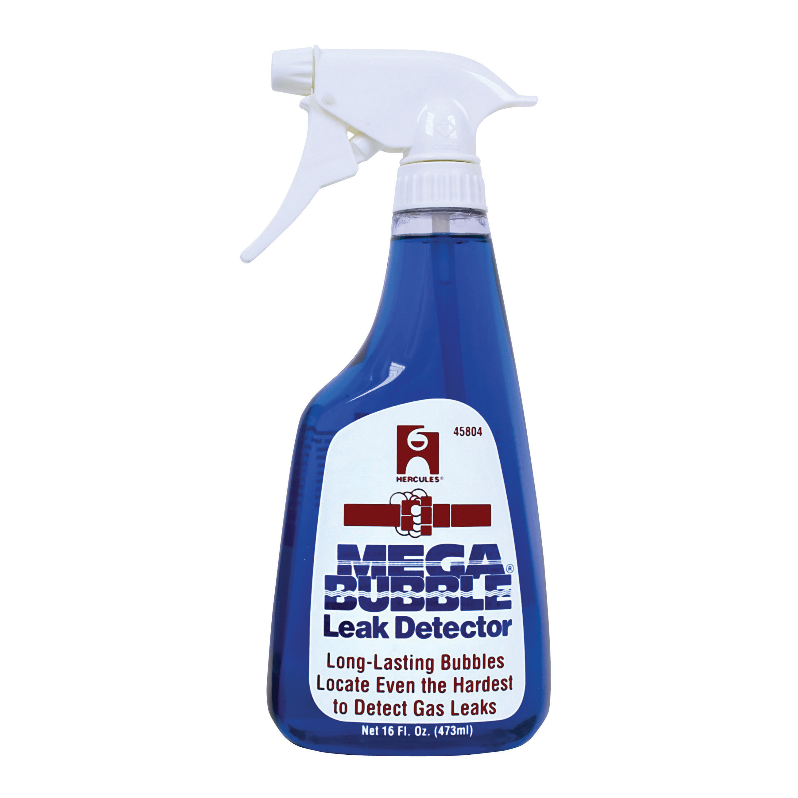 Hercules® Megabubble® 45804 Leak Detector With Sprayer, 16 oz Bottle, Liquid, Blue, Odorless