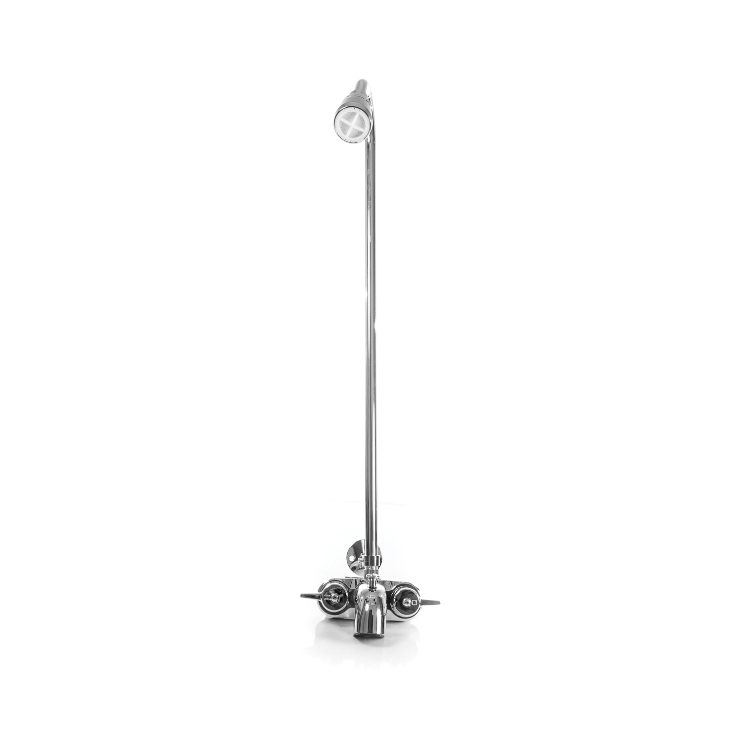 PASCO 2826 Regular Style Add-A-Shower With Brass Bath Cock, Polished Chrome