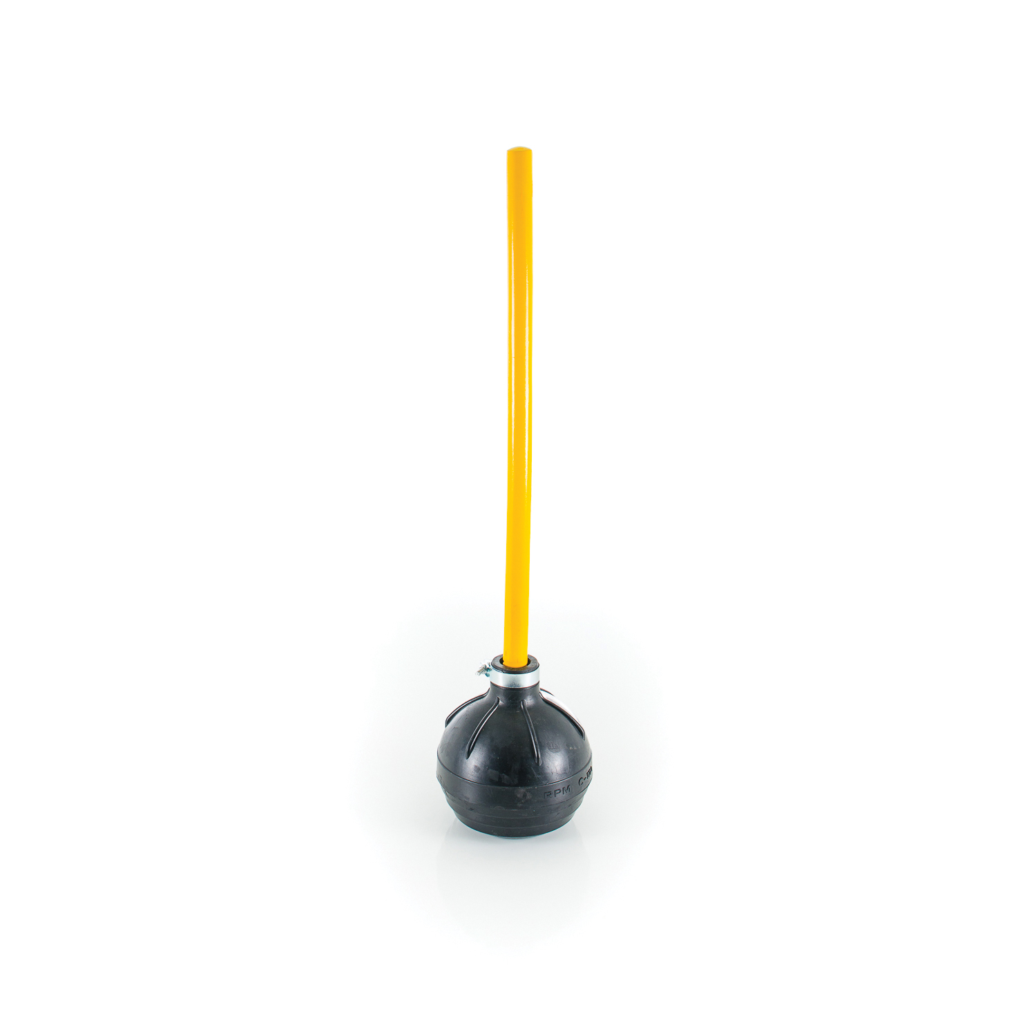 PASCO 4637 Heavy Duty Closet Bowl Force Cup, 19 in Handle, High Quality Rubber Plunger, Black