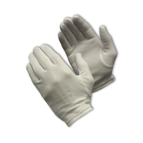 product North Star Glove 3262-SM 3262 Series Gloves Liner, Small, Polyester, White/Blue Wristing Edge, Ambidextrous