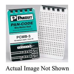 Panduit PCMB-2 Wire Marker Book Terminal Block Marker NEW 