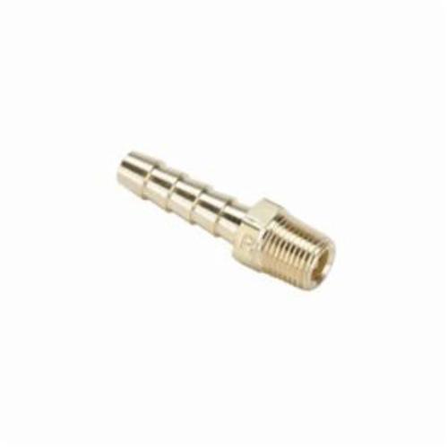 Parker® 125HB-3-2 Hose-to-Pipe Connector, 3/16 x 1/8 in Nominal, Barb x MPT End Style, Brass