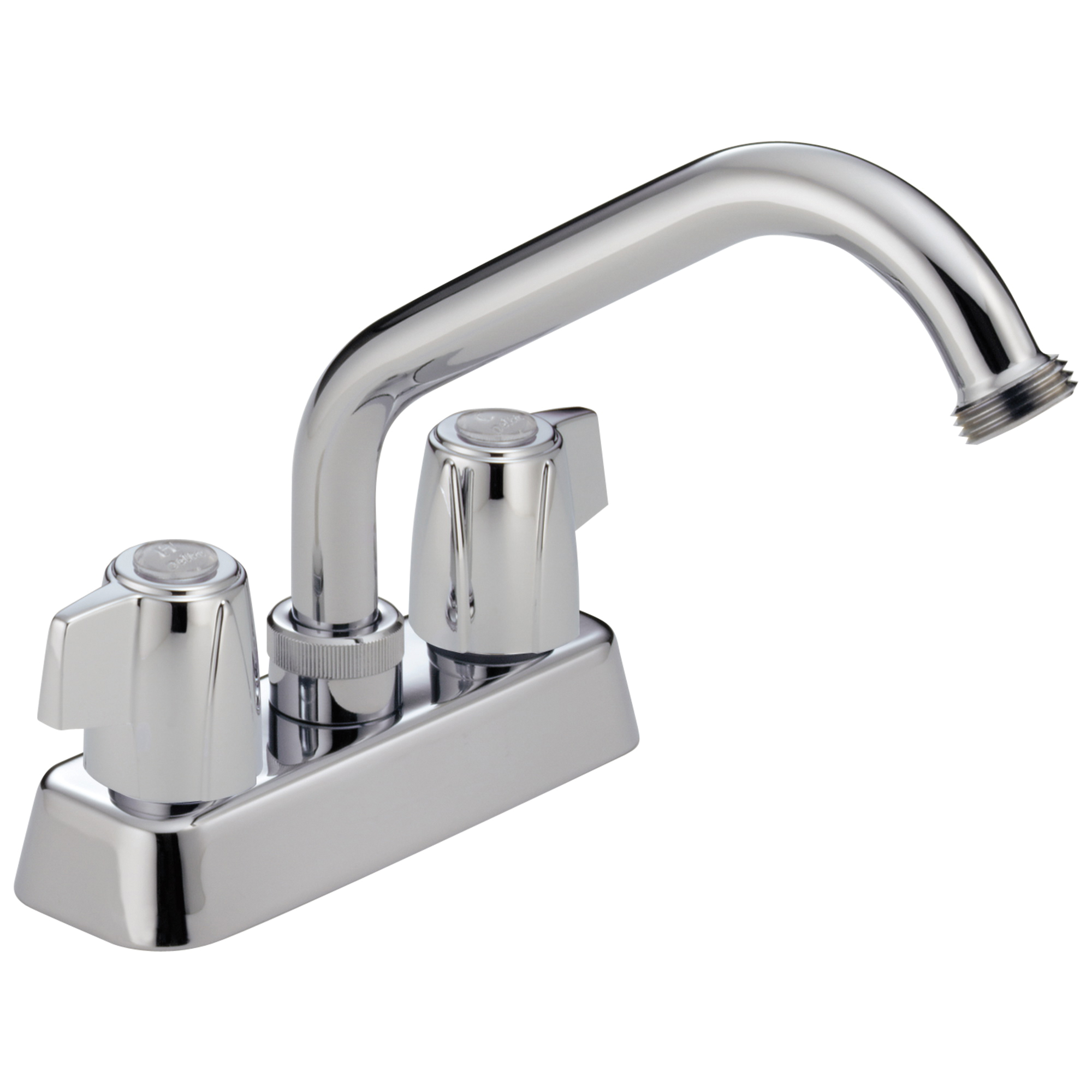 Peerless® P299232 Laundry Faucet, 1.5 gpm Flow Rate, 4 in Center, Polished Chrome, 2 Handles, Import