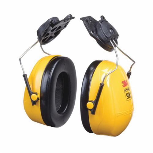 Peltor™ 093045-08091 Optime™ Lightweight Earmuffs, 25 dB Noise Reduction, Black/Yellow, Over The Head Band Position, ANSI S3.19-1974, CSA Class AL