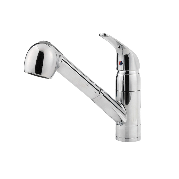 Pfister® Pfirst Series™ G133-10CC Kitchen Faucet, Commercial, 1.8 gpm Flow Rate, Swivel Spout, Polished Chrome, 1 Handles, 1/3 Faucet Holes