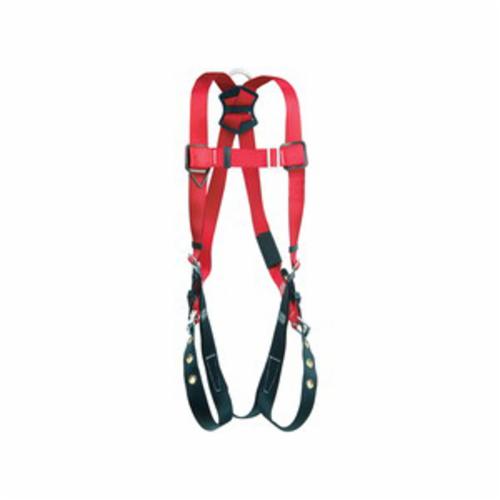 3M Protecta Fall Protection AB17530 First™ Harness, Universal, 310 lb Load, Polyester Strap, Pass-Thru Leg Strap Buckle, Pass-Thru Chest Strap Buckle, Steel Hardware, Blue