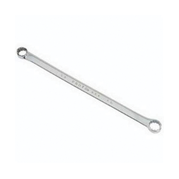 product Proto&reg; JSBV0810 Reversible Box End Wrench, Imperial, 1/4 x 5/16 in, 12 Points, 4-1/2 in OAL, Chrome Vanadium Steel, Polished Chrome/Black, ASME Specified