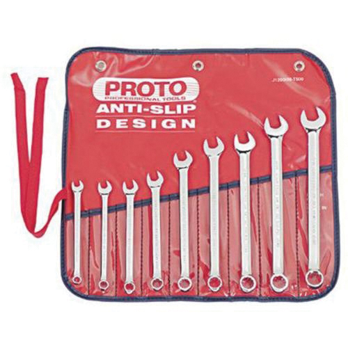 product Proto® J49000CFL Anti-Slip Crowfoot Wrench Set, 53 Pieces, 3/8 to 3 in, Full Polished
