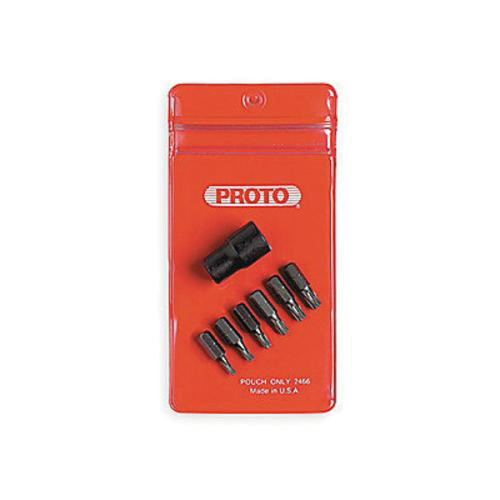 product GEARWRENCH® 80721 Professional Bit Socket Set, 5/16 to 3/4 in Hex, 1/2 in Drive, 7 Pieces, Polished Chrome