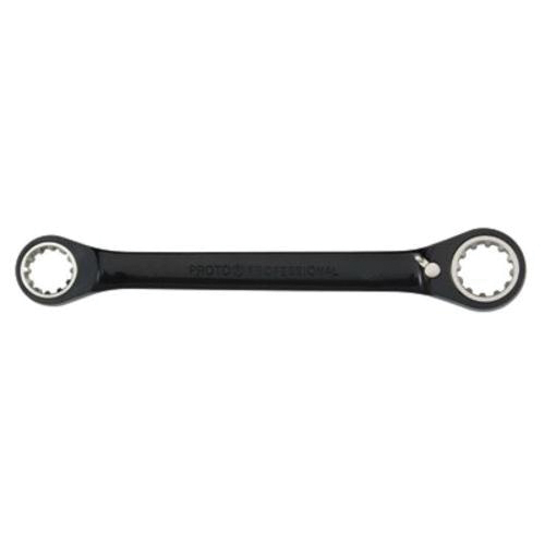 product Proto&reg; J2626 Box End Wrench, Imperial, 1-5/8 in Wrench, 12 Points, 45 deg Offset, 22 in OAL, Alloy Steel, Black Oxide, Federal GGG-W-636E