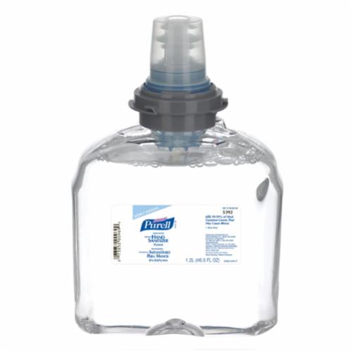 PURELL® 3659-12 Hand Sanitizer, 12 fl-oz Nominal, Bottle Package, Gel Form, Fruity/Odorless Odor/Scent, Clear/Light Blue
