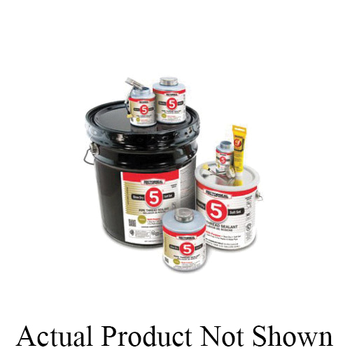 RectorSeal® No. 5® 25631 Premium Multi-Purpose Pipe Thread Sealant, 0.5 pt Can, Paste Form, Yellow, 1.38