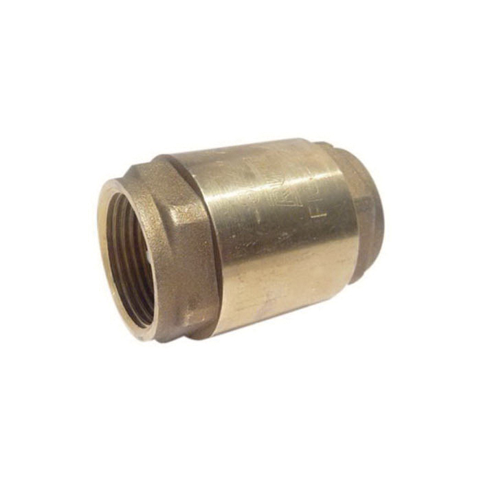 RWV® 232AB 3/4 In-Line Check Valve, 3/4 in Nominal, Thread End Style, 200 lb WOG, Low Lead Compliance: Yes, Forged Brass Body