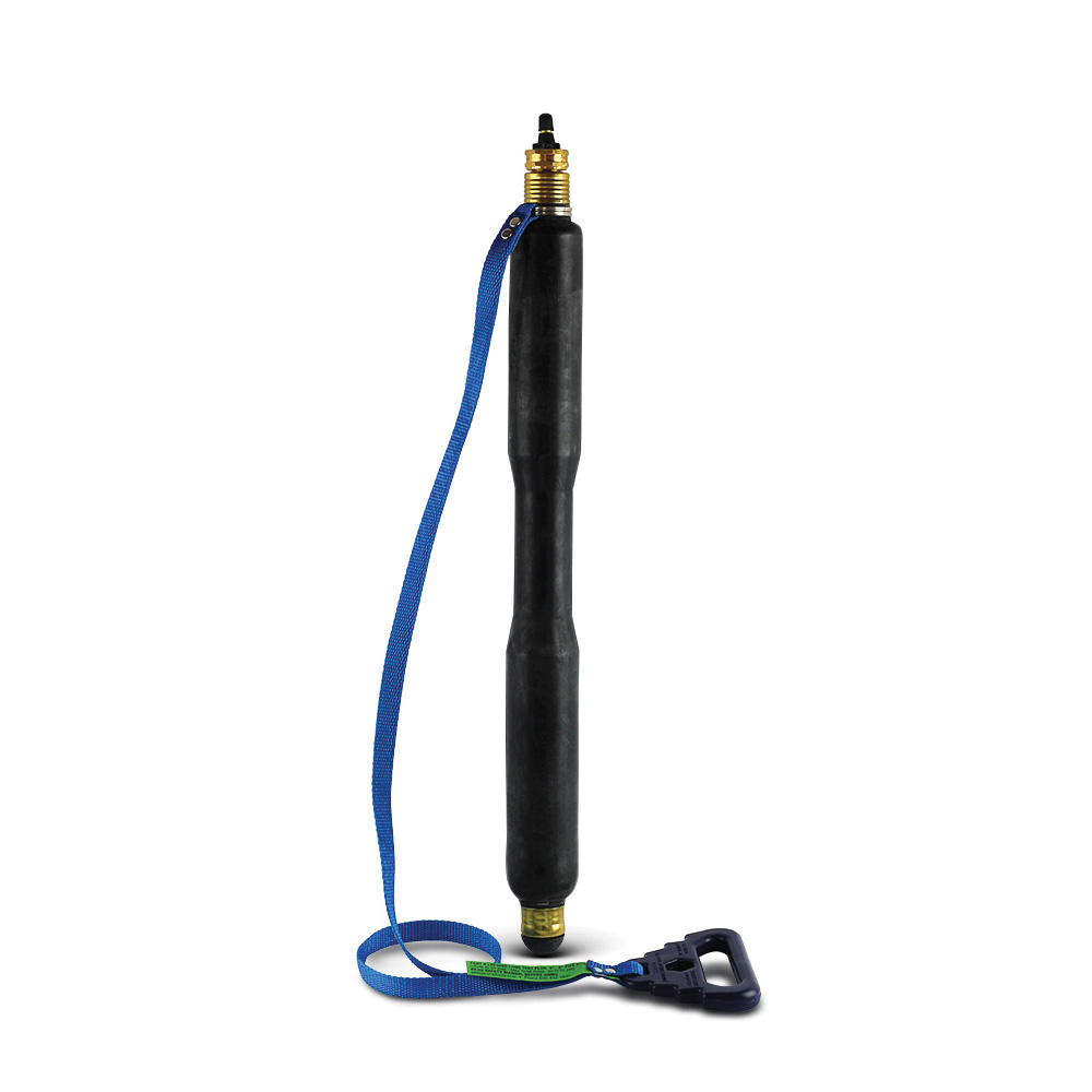 Safe-T-Seal® LTP34SB 2-Stage Deflation Pneumatic/Hydraulic Long Test Plug With 4 ft Extension Air/Water Hose, 3 to 4 in, Rubber, Domestic