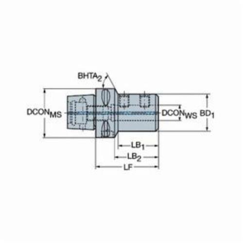 6.5 mm Sandvik 42397 Petit Ergot Mixte Adulte M/étallique