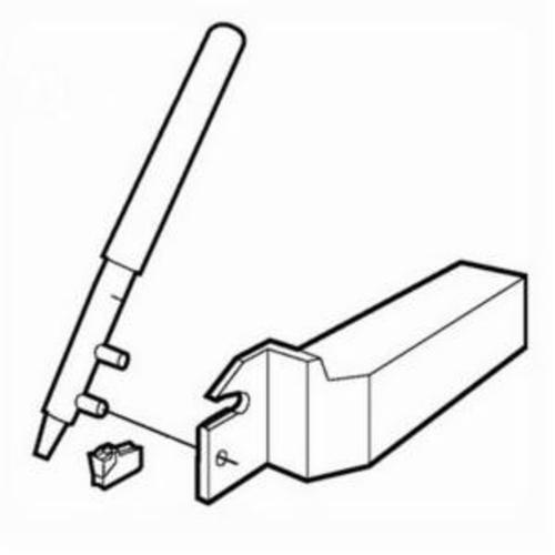 Sandvik Coromant 5757351 Single End Parting Off Blade, Insert