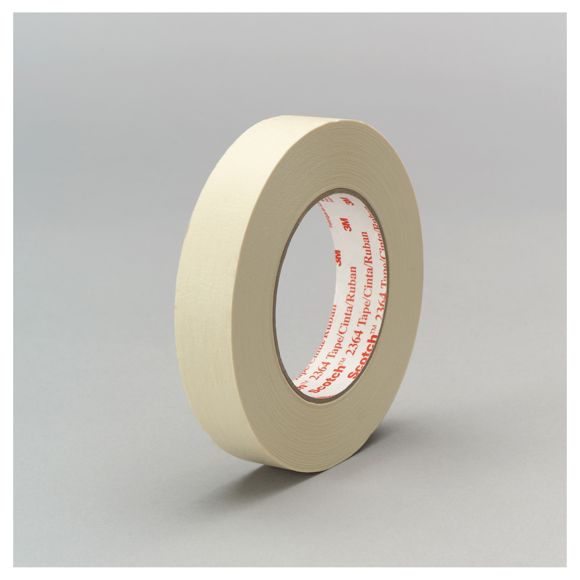 Scotch® 021200-06301 Fine Line Tape, 60 yd L x 1/4 in W, 5 mil THK, Rubber Adhesive, Polypropylene Backing