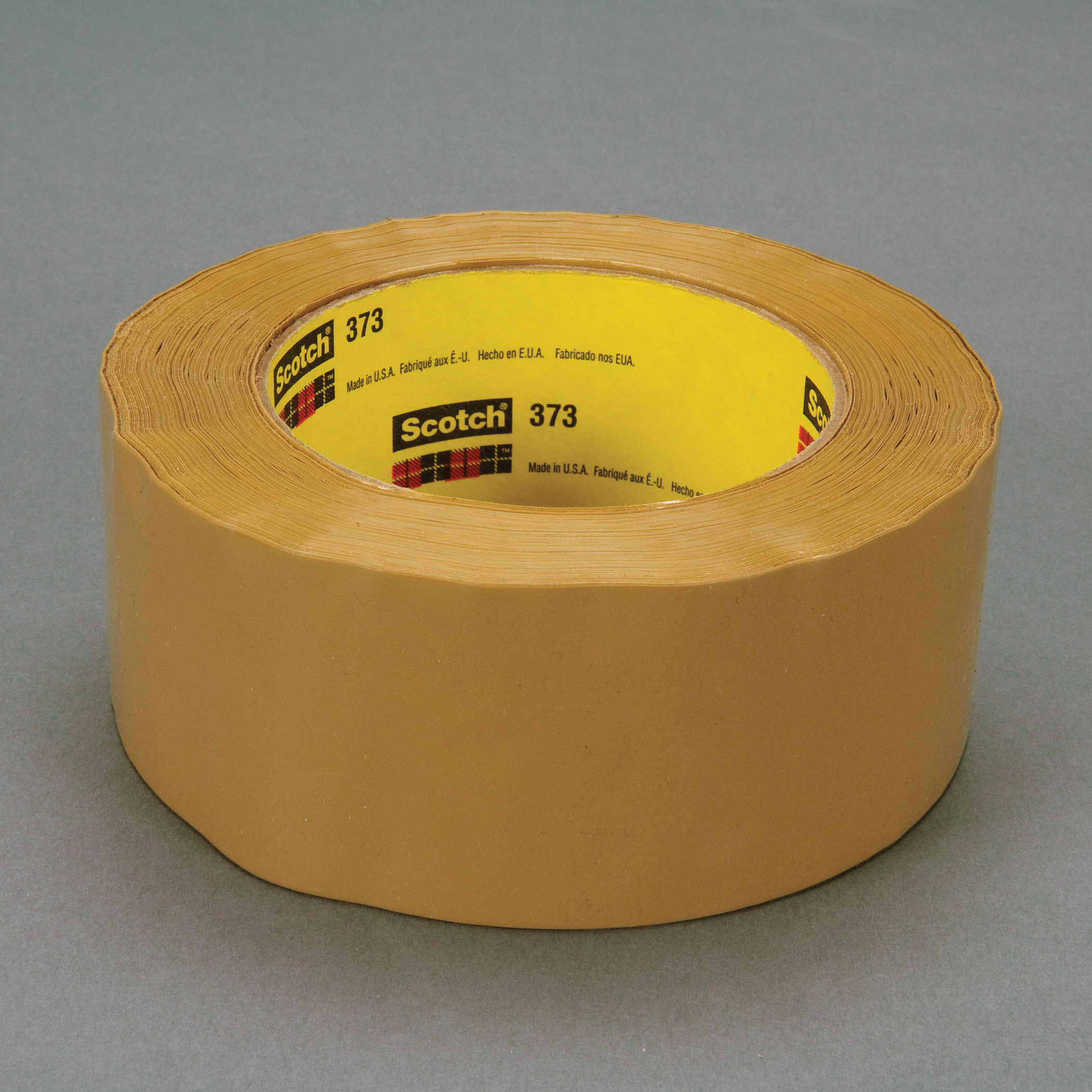 Scotch® 021200-13679 Box Sealing Tape, 50 m L x 48 mm W, 1.9 mil THK, Hot Melt Synthetic Rubber Resin Adhesive, Polypropylene Film Backing, Clear