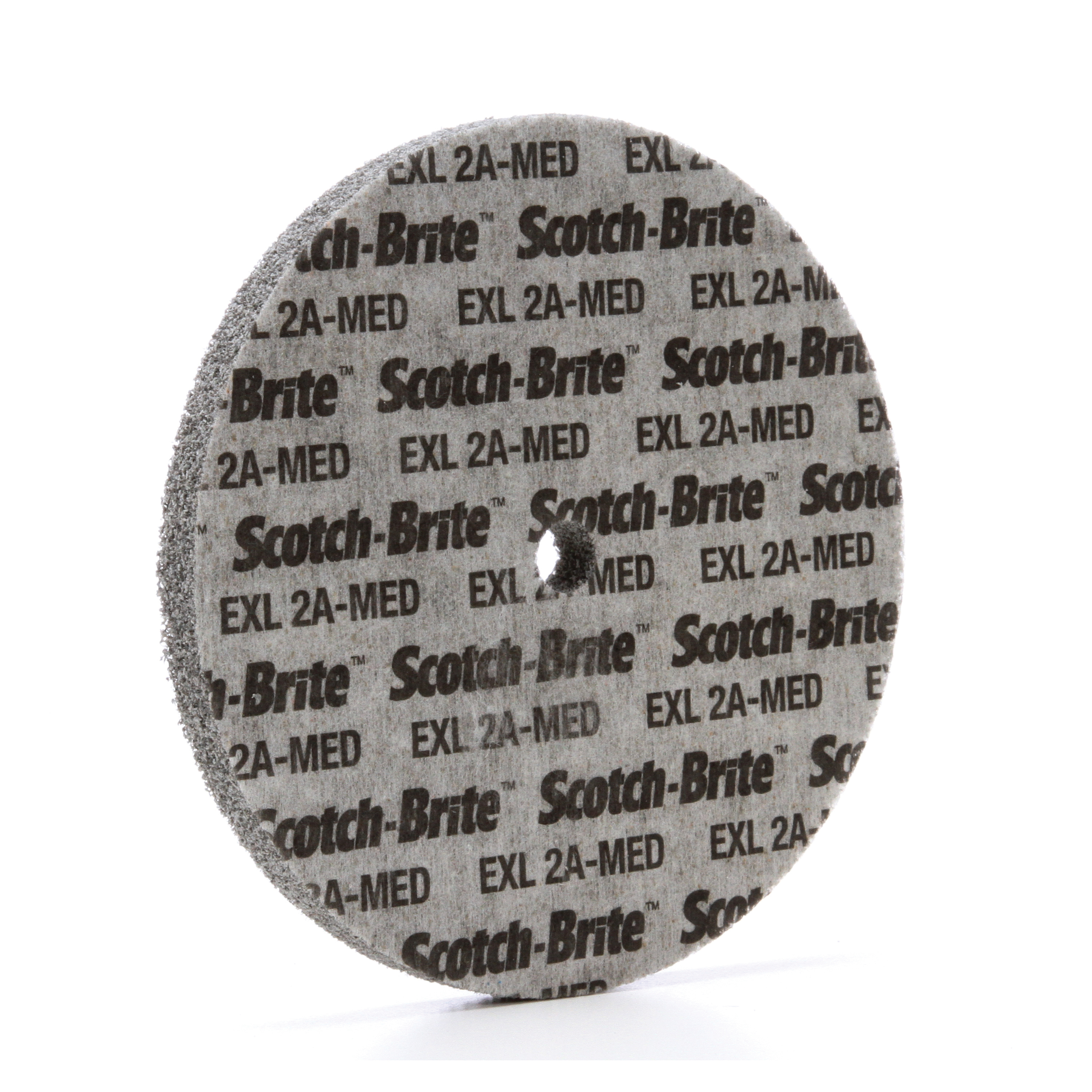 Scotch-Brite™ 048011-14063 EXL High Performance Unitized Wheel, 1 in Dia, 3/16 in Center Hole, 1 in W Face, Medium Grade, Aluminum Oxide Abrasive