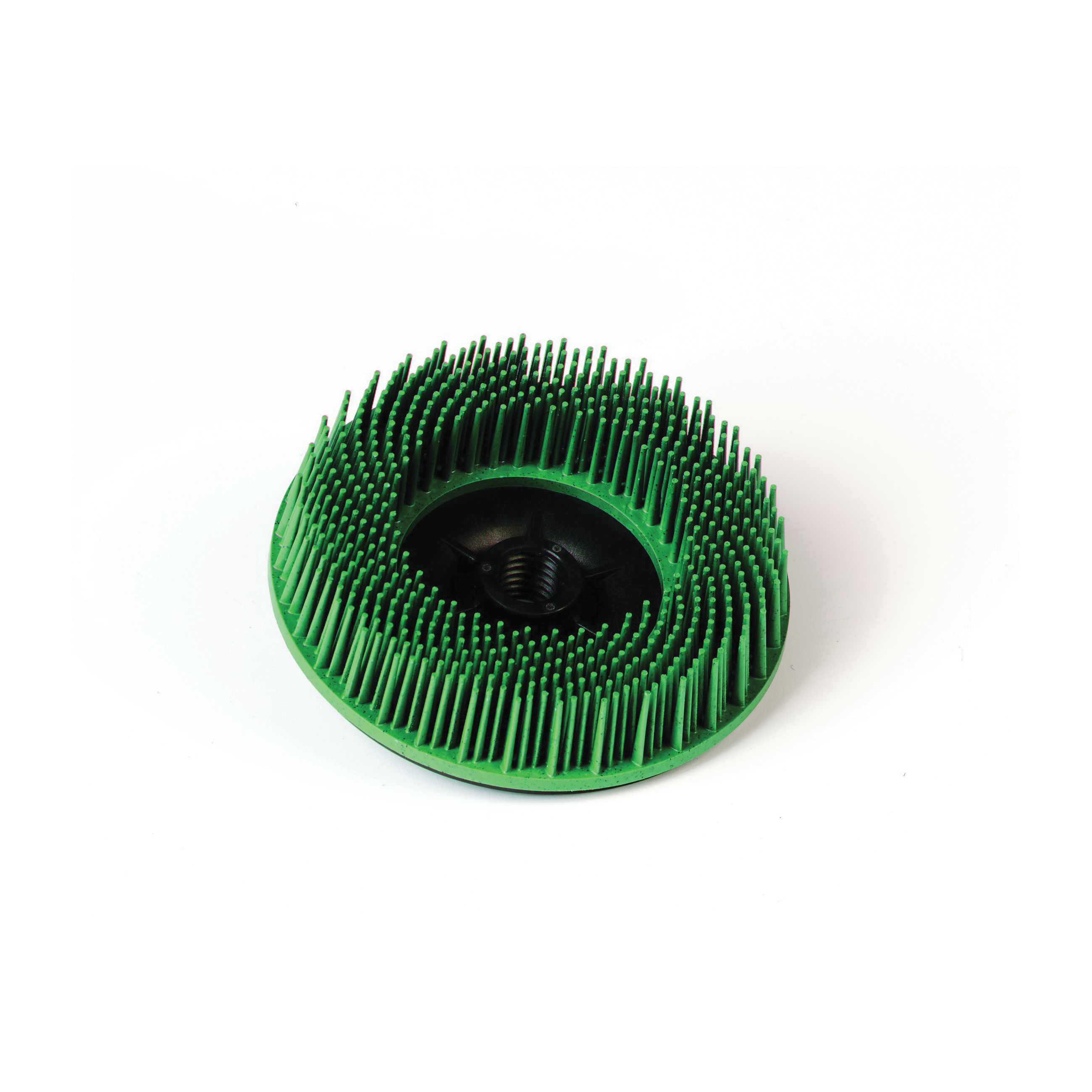 Osborn ATB™ Uni-Lok® 0004711300 Crimped Round Turbo Disc Brush, 8 in Dia Brush, 7/8 in Center Hole, 0.04 in Dia Filament/Wire, Silicon Carbide Fill
