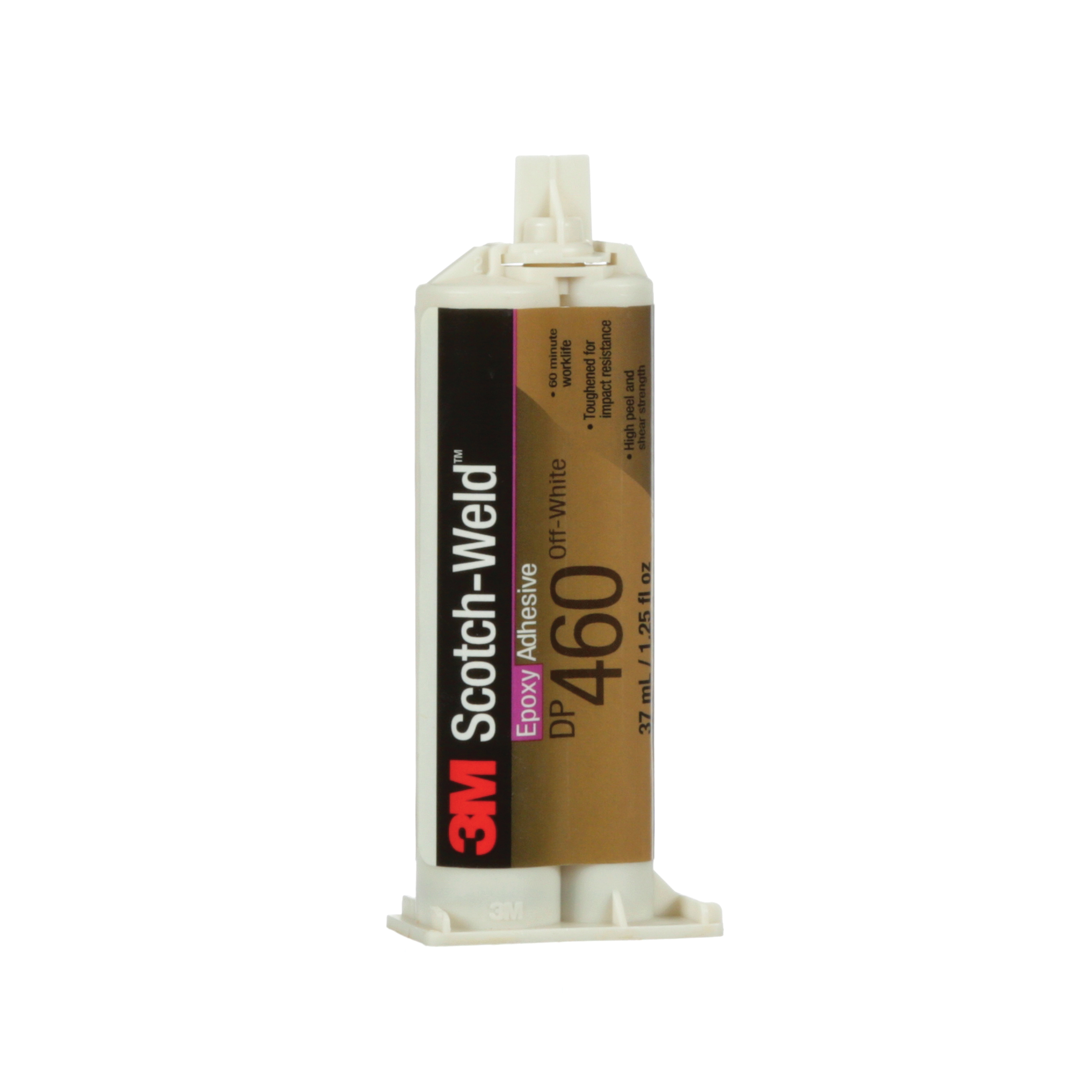 Scotch-Weld™ DP-100 2-Part Part Epoxy Adhesive, 1.69 oz Duo-Pak Cartridge, Clear, 24 to 48 hr at 72 deg F Curing