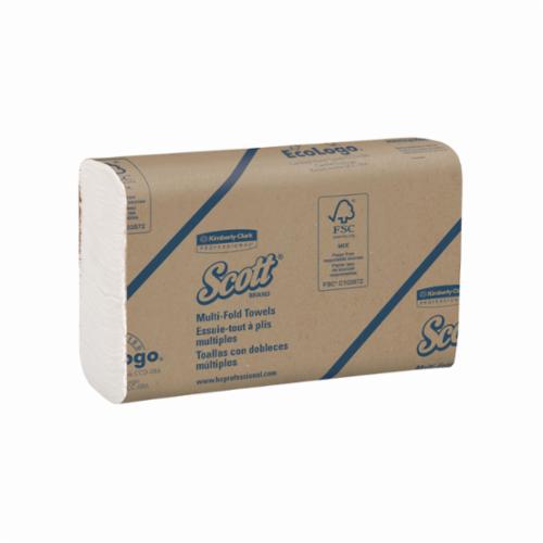 Scott® 01700 Singlefold Towel, 250 Sheets, 1 Plys, Paper, White, 9.3 in W