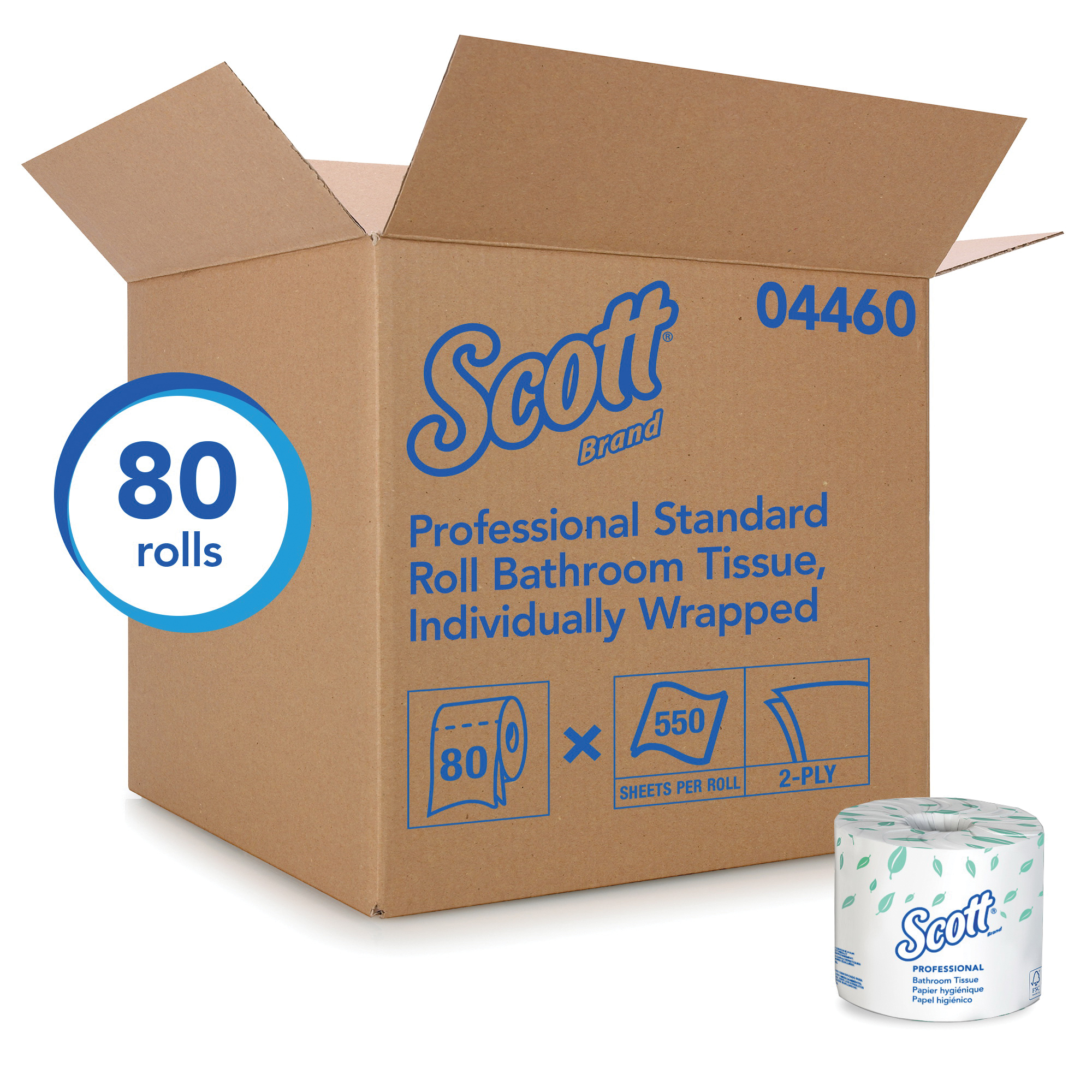 Scott® 04142 Essential™ Hard Roll Towel, 1 Plys, Paper, Natural, 8 in W