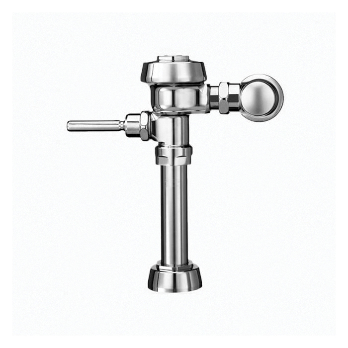 Sloan® Royal® 3010000 111 Single-Flush Flushometer, 1.6 gpf Flush Rate, 1 in IPS Inlet, 37257 in Spud, Polished Chrome, Domestic