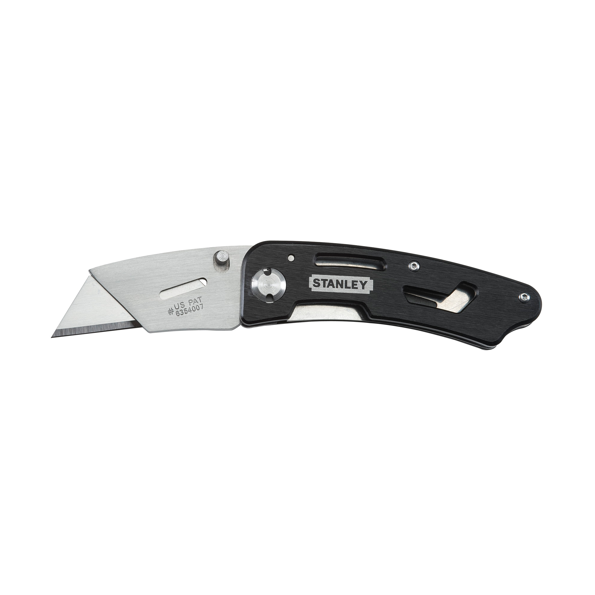 Stanley 10 855 Folding Utility Knife 2 7 16 In L Steel Double Sided Fixed Blade Adjustable With Belt Clip Handle Quality Mill Supply