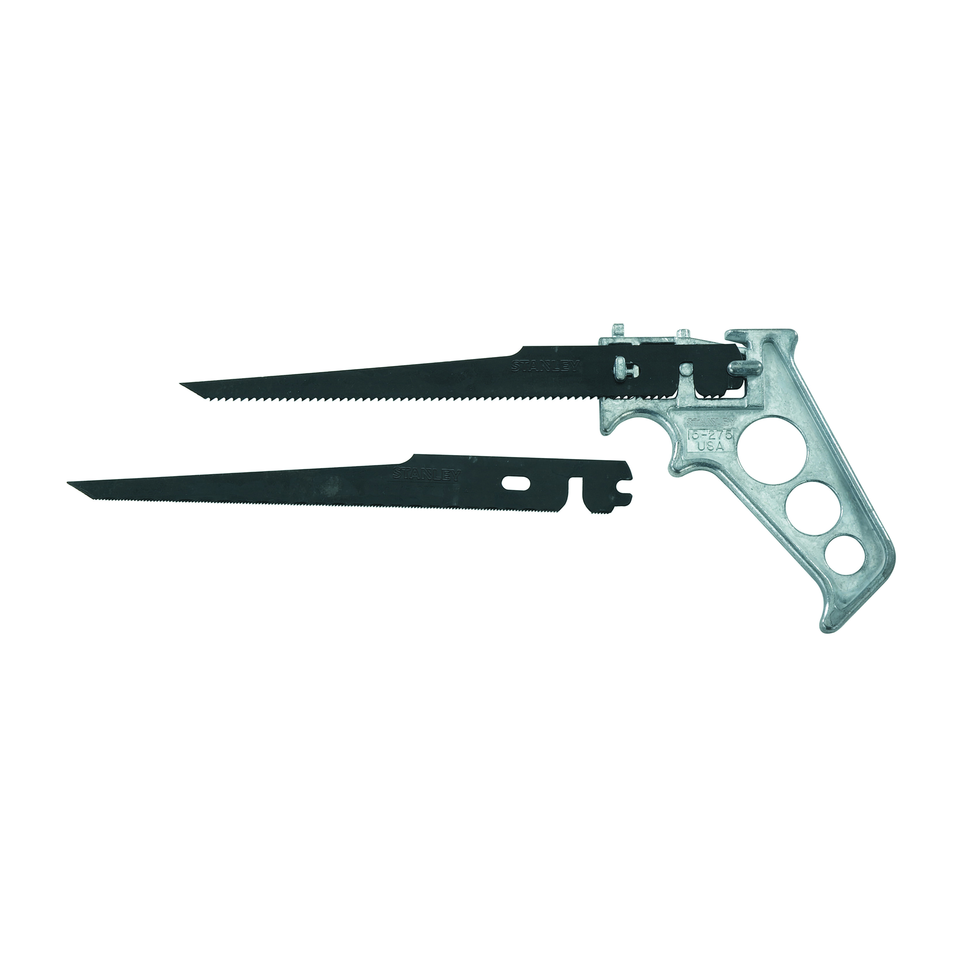 Stanley® 15-265 Adjustable Hacksaw, 10 in L Carbon Steel Blade, 3-7/8 in D Throat