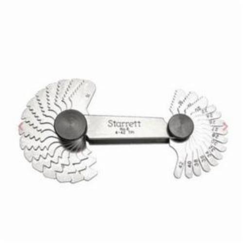 product Starrett® 284 Acme Standard Screw Thread Gage, 1 to 10 TPI Measuring, Steel, Black Penetrate