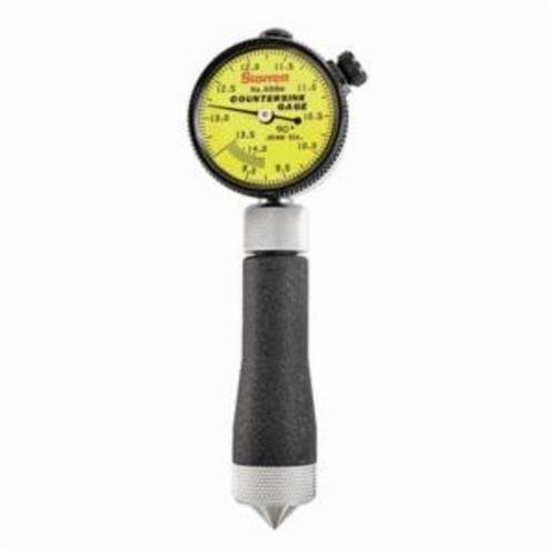 Starrett® 688M3Z Countersink Gage With Case, 9 14.2 mm, Graduations 0.05 mm, 143/64 in Dia