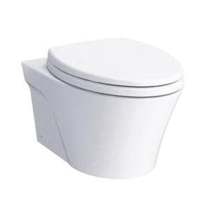 Toto® CWT428CMFG#MS Skirted Design Toilet With CEFIONTECT® Ceramic Glaze, Elongated Bowl, 16-1/8 in H Rim, 0.9/1.28 gpf, Matte Silver, Import