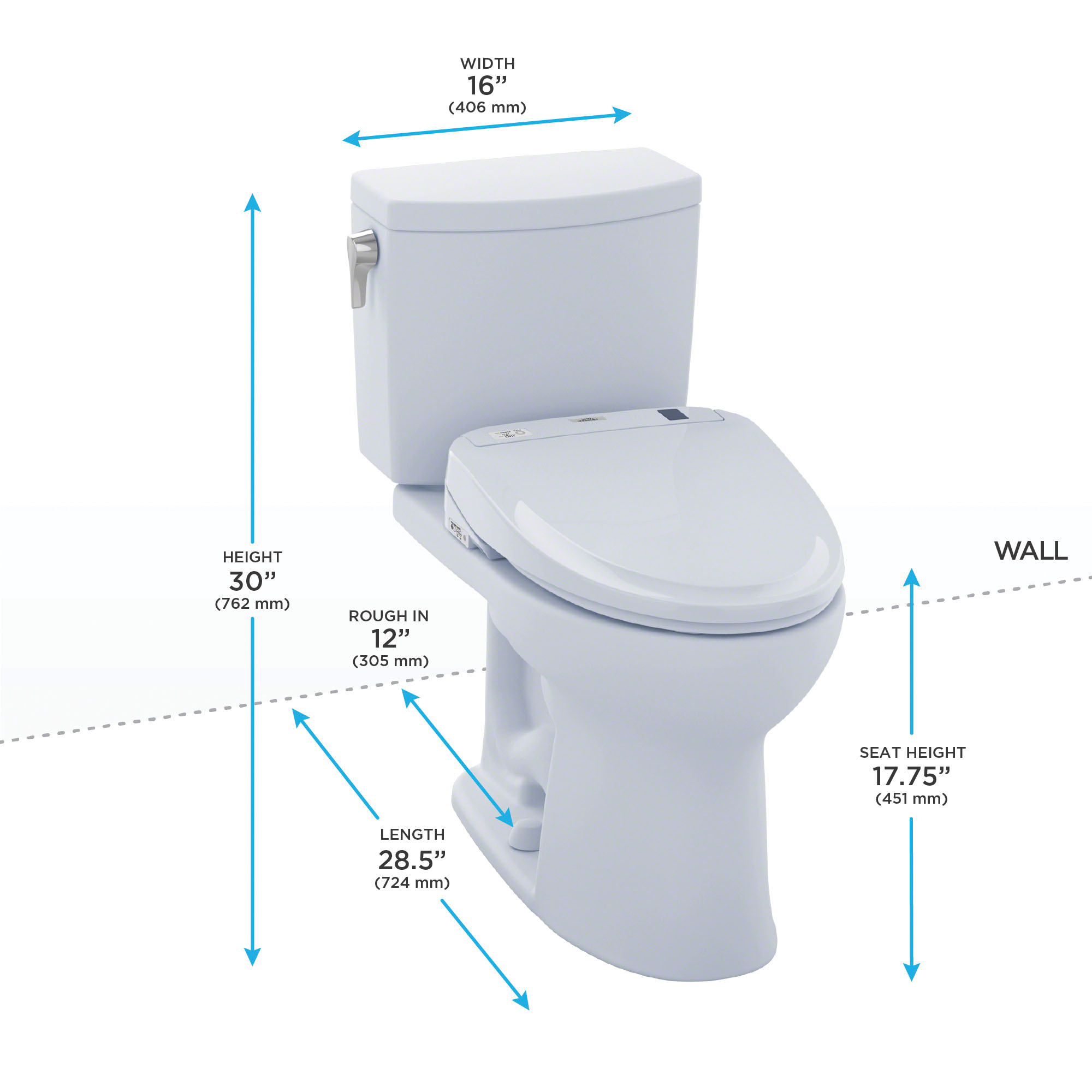 Toto® MW454574CUFG#01 | Hirsch Pipe & Supply