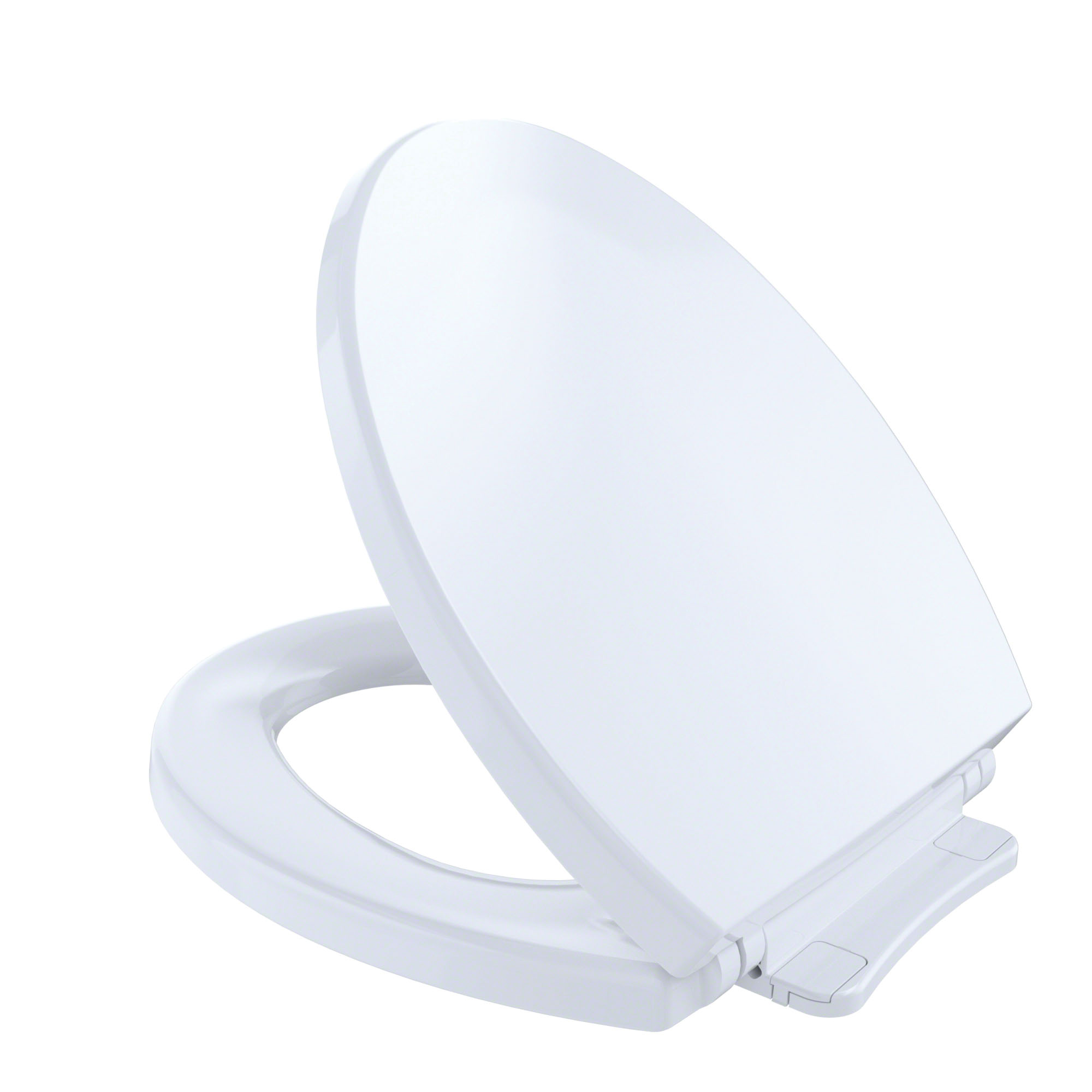 Toto® SoftClose® SS113#01 Toilet Seat With Cover, Round Bowl, Closed Front, Polypropylene, Cotton White, SoftClose® Hinge, Import