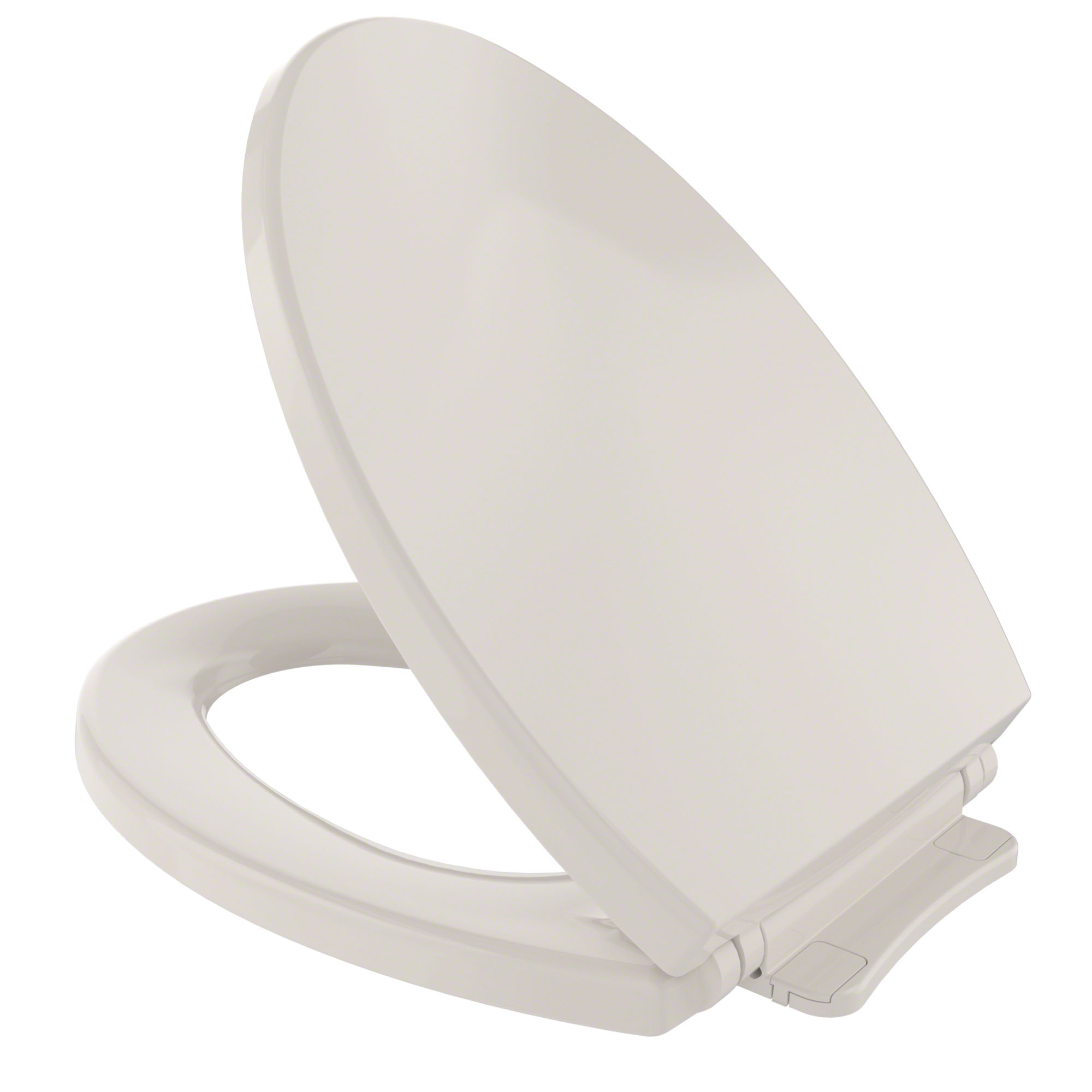 Toto® SS114#12 Toilet Seat With Cover, Elongated Bowl, Closed Front, Polypropylene, Sedona Beige, SoftClose® Hinge, Import