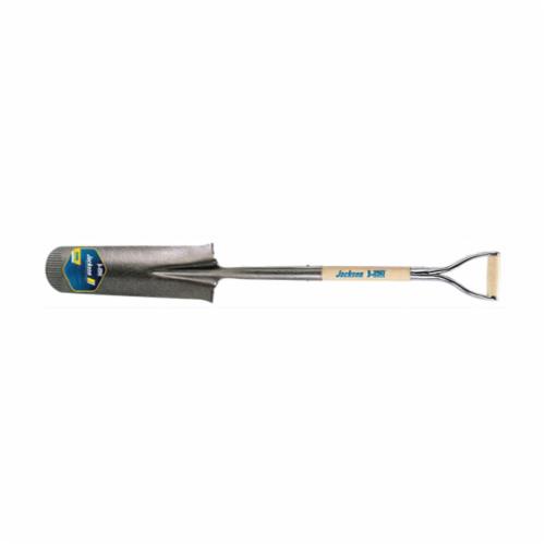 True Temper® 1564500 Square Point Shovel, 20 in L Handle, Carbon Steel Blade, Hardwood Handle