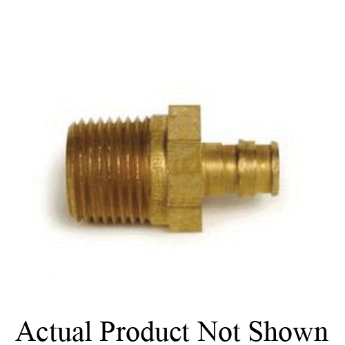 Uponor LF4527575 Male Adapter, 3/4 in, PEX x MNPT, Brass
