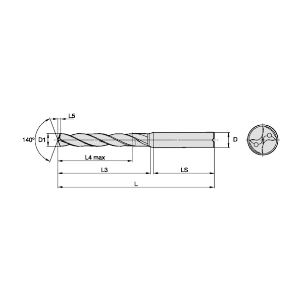 0.144 Diameter WIDIA TDS413A03658 TOP Drill S TDS413A Carbide AlCrN Right Hand Cut Cast Iron Applications TDS Point 140° Cutting Angle 0.144 Diameter WIDIA TDS413A03658 TOP Drill S TDS413A Carbide AlCrN Right Hand Cut Cast Iron Applications TDS Point 140° Cutting Angle