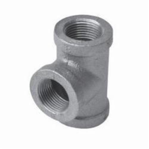 Ward Mfg D.NMT Pipe Tee, 1/2 in, FNPT, 150 lb, Malleable Iron, Galvanized, Domestic