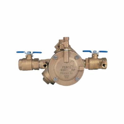 Febco® 0683010 LF825Y, LF825Y-QT Y-Pattern Reduced Pressure Zone Assembly, 2 in Nominal, Threaded End Style, Quarter-Turn Ball Valve, Cast Copper Silicon Alloy Body, Import