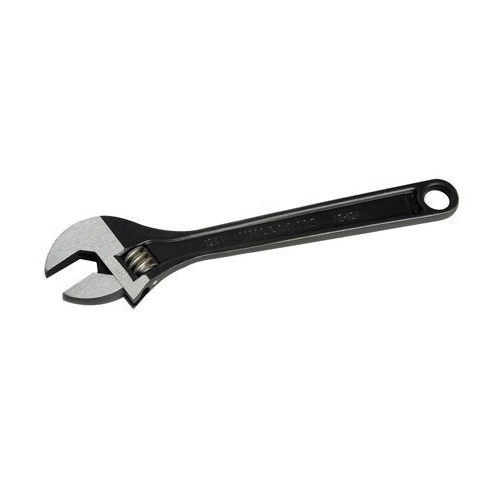 Wright Tool 9AB06 Adjustable Wrench, 15/16 in, 6 in OAL, Steel Body, Steel, Industrial Black