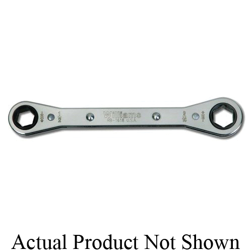Williams® O-472 Adjustable Pin Spanner Wrench, 1-1/4 to 3 in Capacity, 3/16 in Dia Pin, 6-7/8 in OAL, Industrial Black