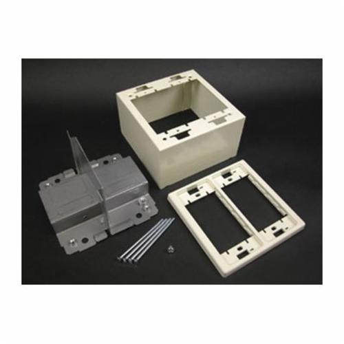 Wiremold V2444D-2A Divided 2-Gang Device Box Raceway Fitting 2400D Ivory 